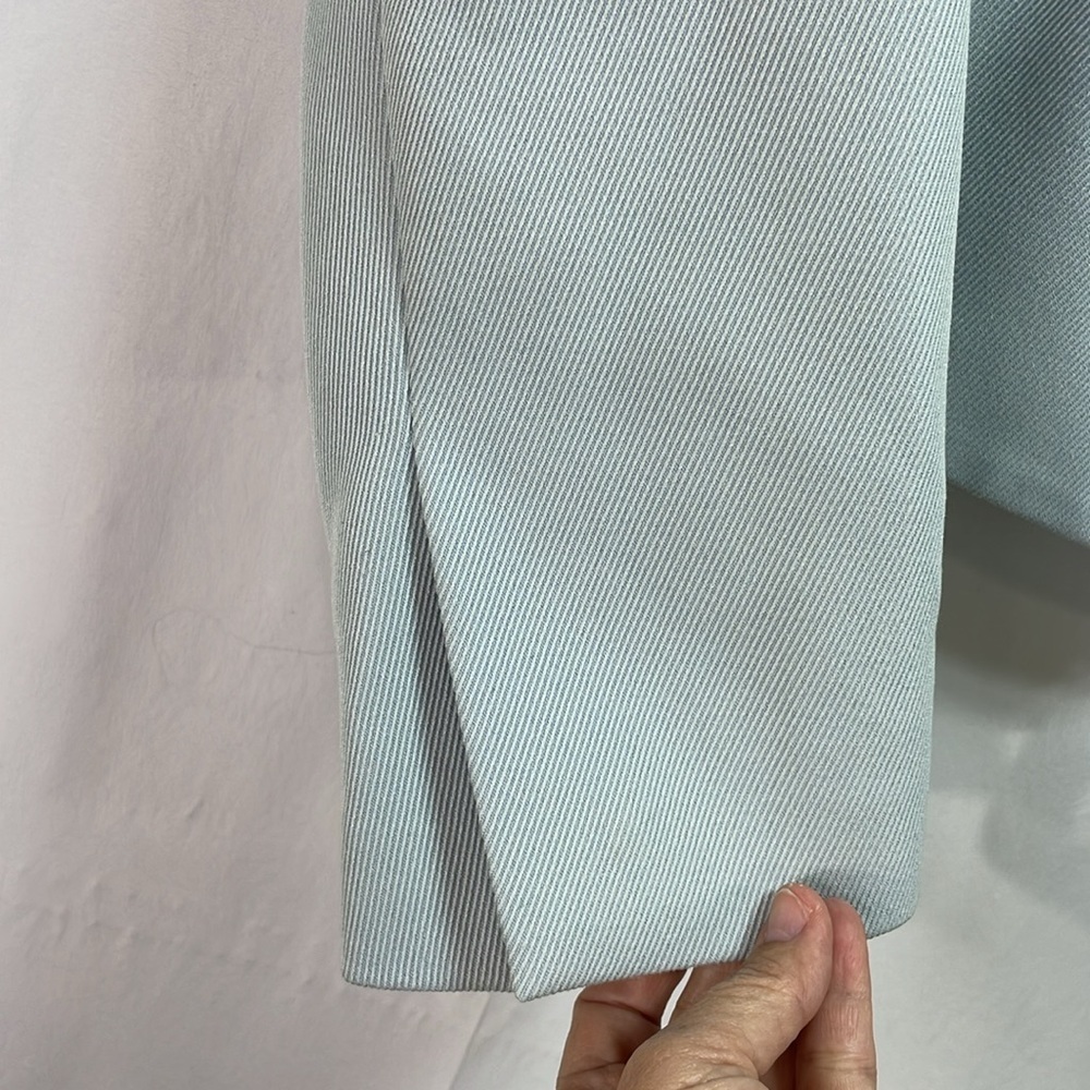 Kernel Cosmos Light Blue Cropped Double Breasted … - image 3